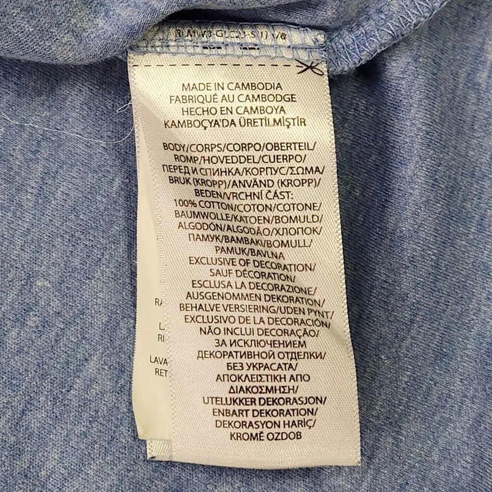 Polo Ralph Lauren Long Sleeve Polo Shirt Men's XL Light Blue Classic Fit Stretch